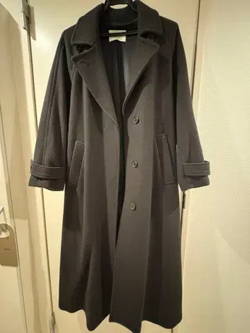 PUBLIC TOKYO 캐시미어 혼방 울 트렌치코트