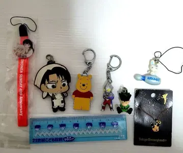 캐릭터 키링 스트랩 모음 이누야샤 리바이 코난 외