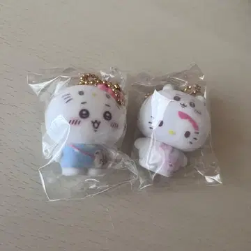 치이카와 산리오 시크릿 플로키 마스코트 참 치이카와 키티