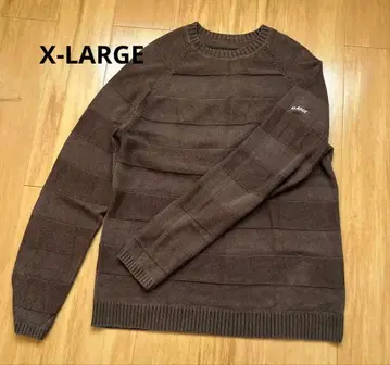 X-LARGE 스웨터 니트 상의 XL 사이즈 구제 의류 익명 배송