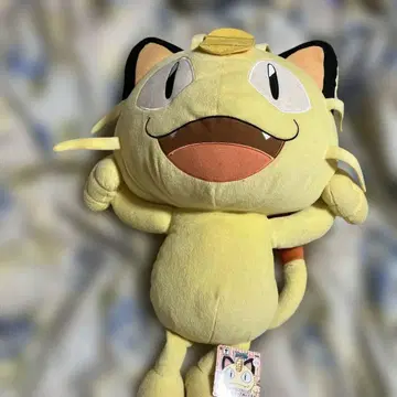 포켓몬스터 나옹(냐스) 봉제 인형 약 30cm