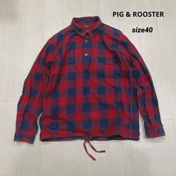 PIG & ROOSTER 피그 앤 루스터 넬 체크 셔츠