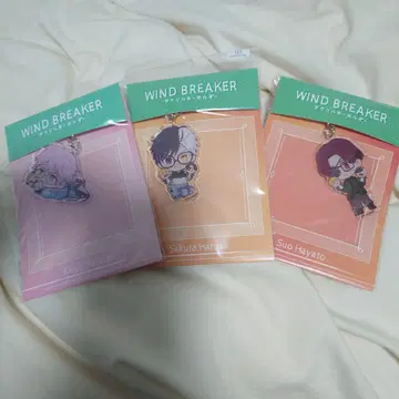 윈브레 벚꽃 소방 키류 아크릴 키링 세트 판매 마즐 Glasses