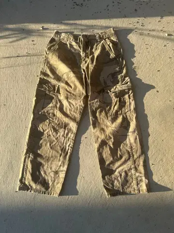 Wrangler 카모플라쥬 팬츠 카모 스트릿