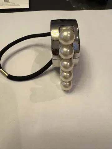 FRANCE LUXE 펄 장식 머리끈