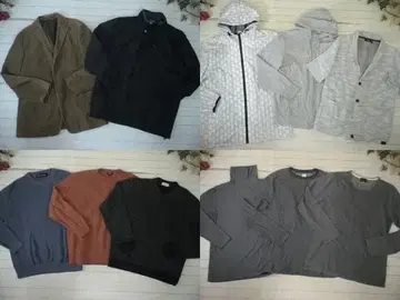 24-5535 남성용 의류 묶음 판매 가을/겨울 21점 L/LL 사이즈