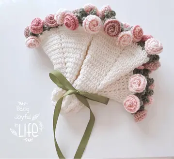 플라워 부케 담요