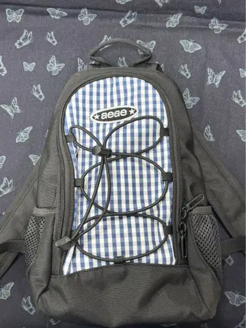 aeae 체크 무늬 백팩