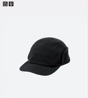 UNIQLO U 플리스 라이닝 캡 블랙