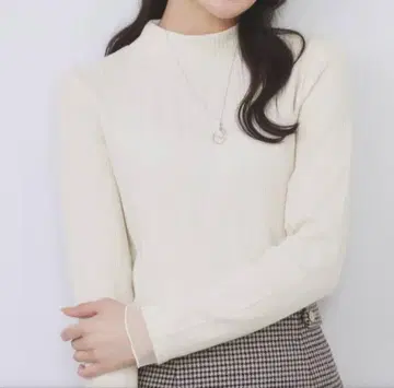 인덱스 랜덤 리브 하이넥 상의