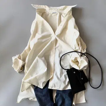 에브리데이 아이 라이크 두지엠 클라세 빅 셔츠 긴팔 셔츠 아이보리