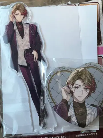 HoneyWorks 훼미리마트 아크릴 스탠드 하트 캔뱃지 IV