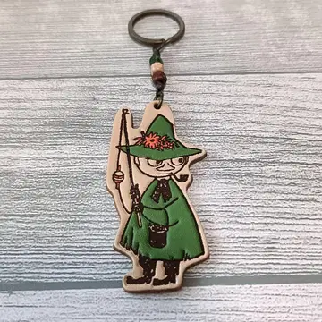 321 레어 무민 캐릭터 스너프킨 키링