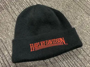 컨디션 최상 HARLEY-DAVIDSON 블랙 니트 모자 프리