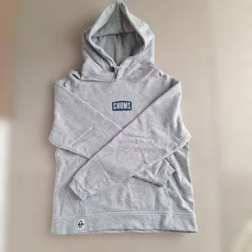 CHUMS 미니 로고 풀오버 후드티 그레이 L 사이즈