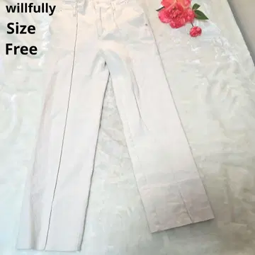 [ 오샤레 willfully ] 아이보리 팬츠 사이즈 Free