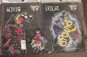 헬바보스 아크릴 스탠드 캔뱃지 블리츠 스트라스