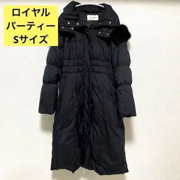 로얄 파티 다운 코트 S 블랙