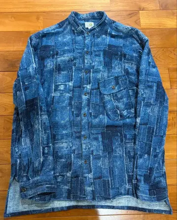 고헴프 gohemp 패치워크 데님 셔츠 M