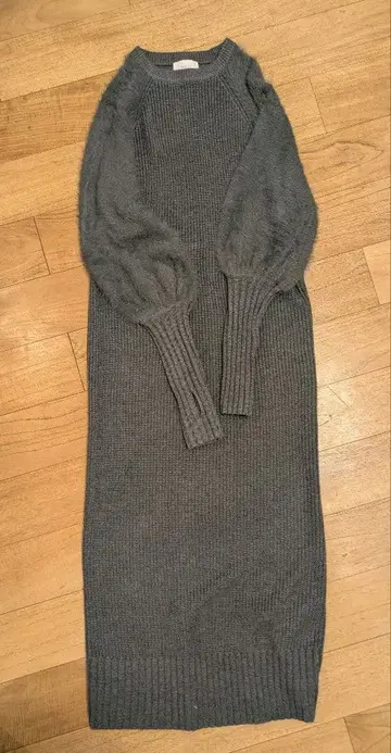 ROSIEE 니트 원피스 그레이