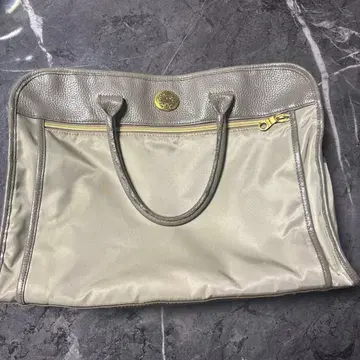 오로비안코 그레이 지퍼 토트백