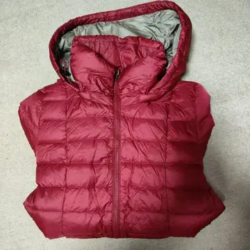 에디바우어 빨간색 롱 다운 자켓 [ PM ]