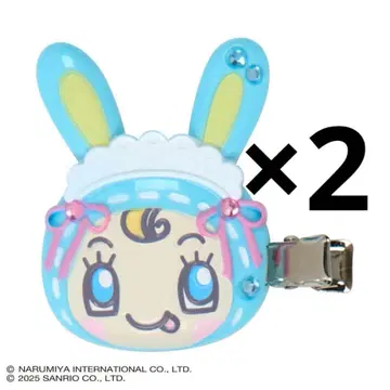 산리오 메조 피아노 블루베리에 앞머리 클립