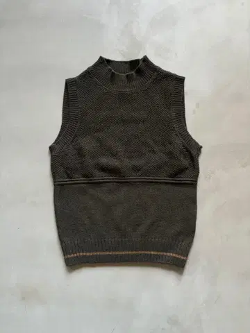 마가렛호웰 MHL 울 니트 베스트 모크넥 사이즈 2