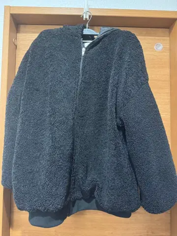 Shel'tter 플리스 자켓 블랙