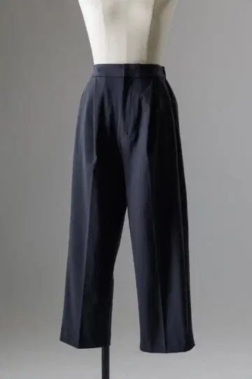 T.japan 턱 와이드 트라우저 38 다크 네이비