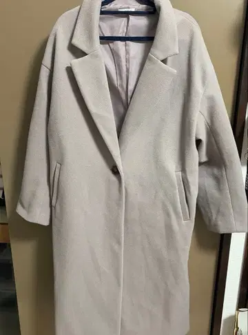 롱 코트 오버 사이즈