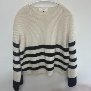 [ 새상품 ] OSLOW ( 오슬로 ) 보더 스웨터 캐시미어 100%