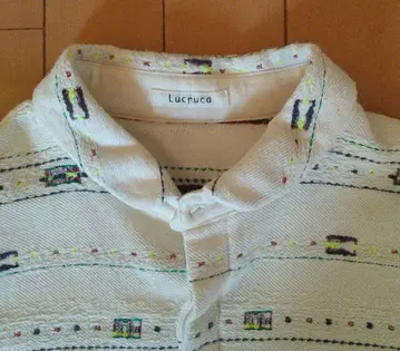 센소유니코 루크루카 Lucruca 셔츠 화이트 자수