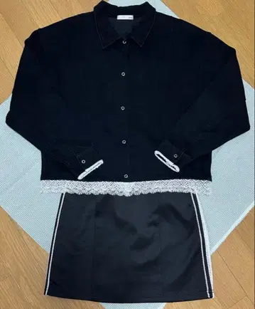 이데무 가디건 미니스커트 묶음 판매