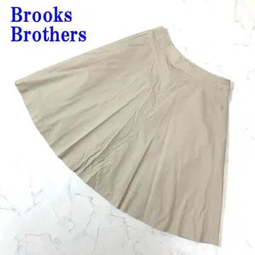 브룩스브라더스 스커트 베이지 면 폴리우레탄 4 C3819