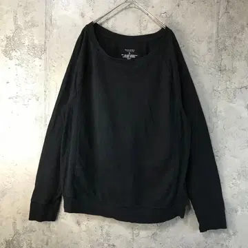 B922 구제 의류 트레이닝복 맨투맨 래글런 블랙 무지 90s Y2K