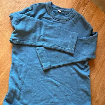 45R 코튼 100% 트레이닝복 하야마 블루 속기모