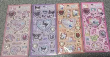 [라스트 1점] 산리오 키라키라 주얼 씰 4매