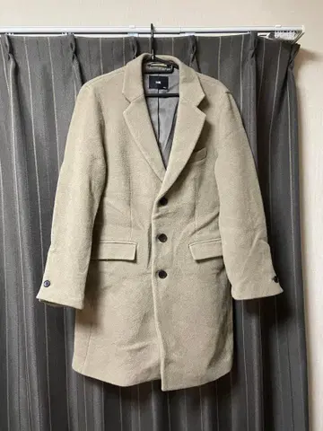 HARE 베이지 체스터 코트 S