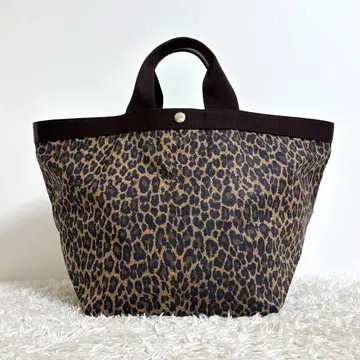 [ 새상품급 ] 에르베샤 펠리에 725F 토트백 핸드백 L 레오파드
