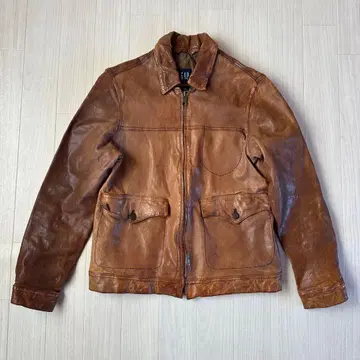 GAP 브라운 가죽 자켓