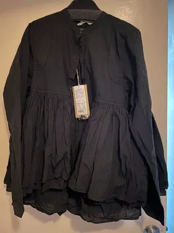 캘런솔로지 레이어드 개더 블라우스