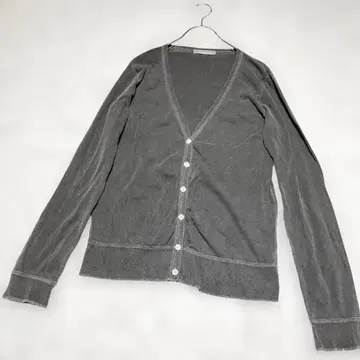 LOWRYS FARM 코튼 가디건 버튼 [ L ] 그레이 레트로