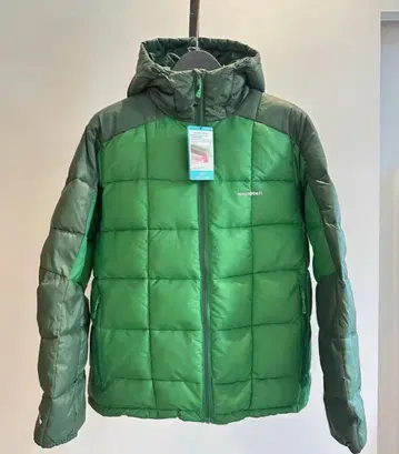몽벨 EX 800 그린 다운 자켓