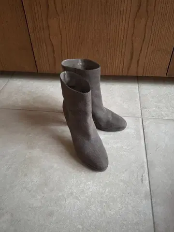 세르지오로시 힐 숏부츠 24.5cm 그레이