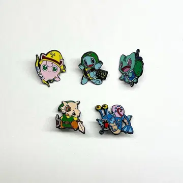 포켓몬 핑 배지 핀즈 젤다의 전설 5개 세트