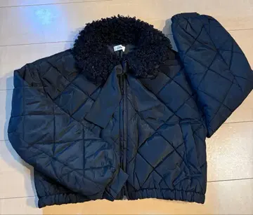 evelyn 퀼팅 자켓 아우터 블랙