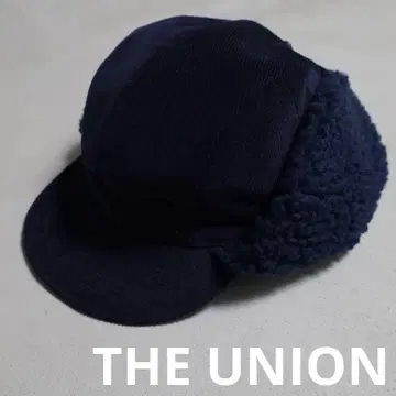 THE UNION 유니온 캡 귀마개 보아 코듀로이 cap 네이비 컬러