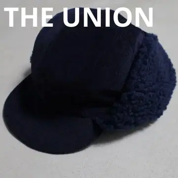 THE UNION 유니온 캡 귀마개 보아 코듀로이 cap 네이비 컬러