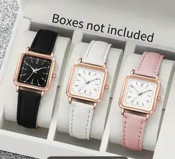 새상품 3개 세트 여성용 쿼츠 손목시계 3색 세트